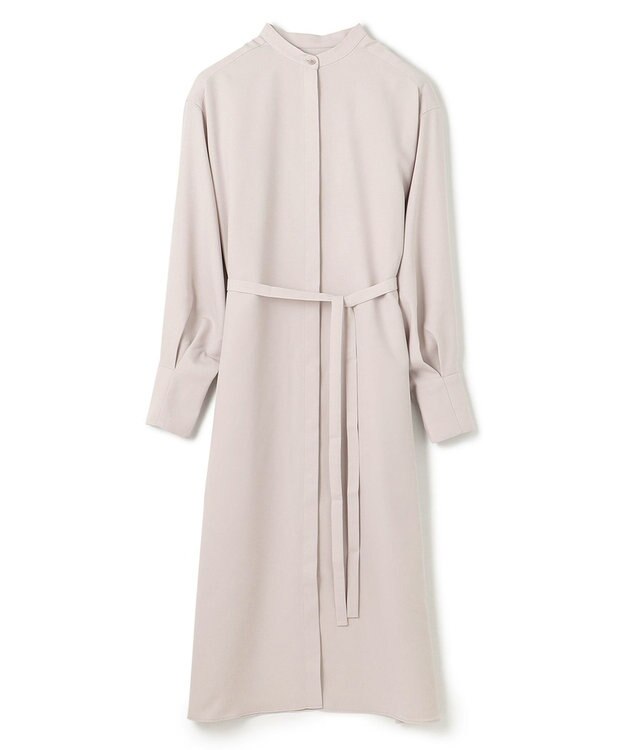 JOSEPH 【洗える】ノーブルサテン　シャツドレス Beige