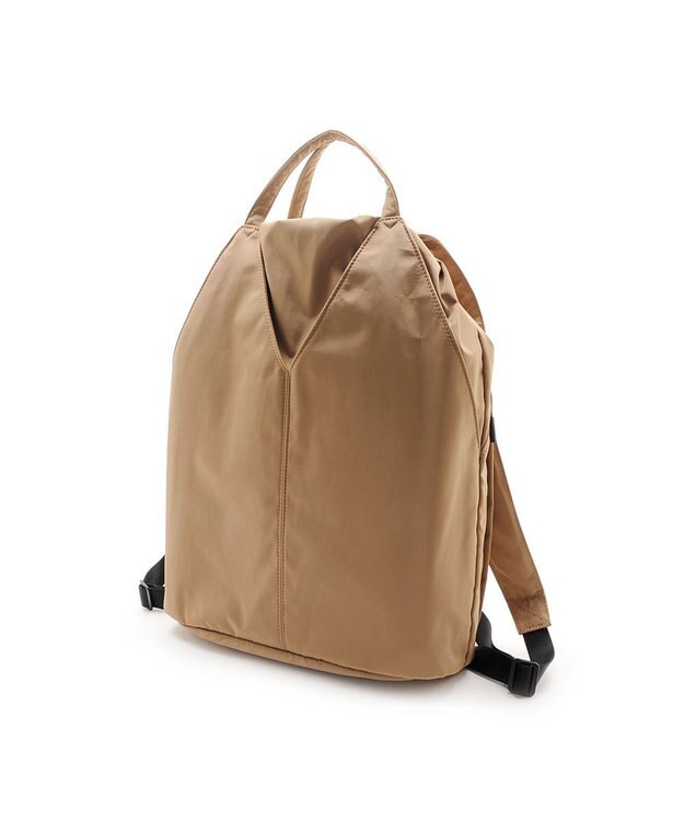 MioFIRANO SILHOUETTE Q001 バックパック リュック 2WAY はっ水 A4サイズ対応 BEIGE