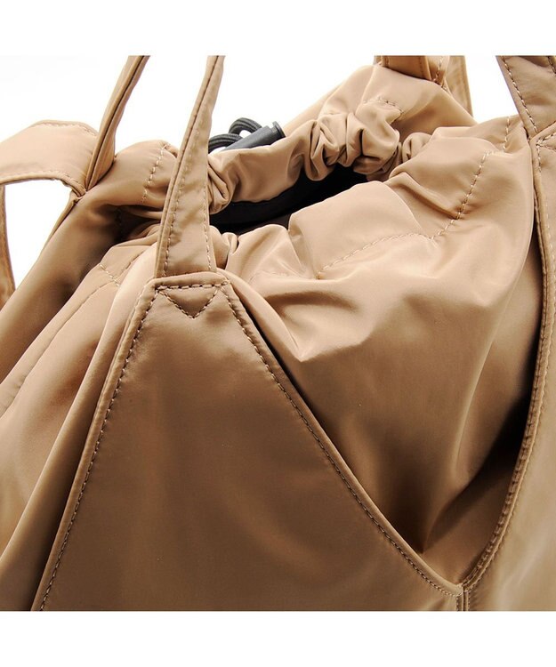 MioFIRANO SILHOUETTE Q001 バックパック リュック 2WAY はっ水 A4サイズ対応 BEIGE