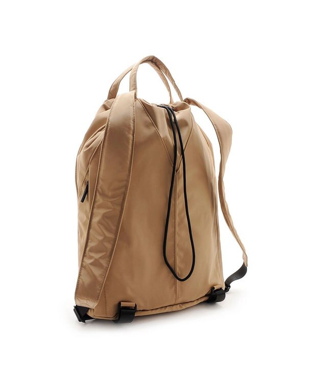 MioFIRANO SILHOUETTE Q001 バックパック リュック 2WAY はっ水 A4サイズ対応 BEIGE