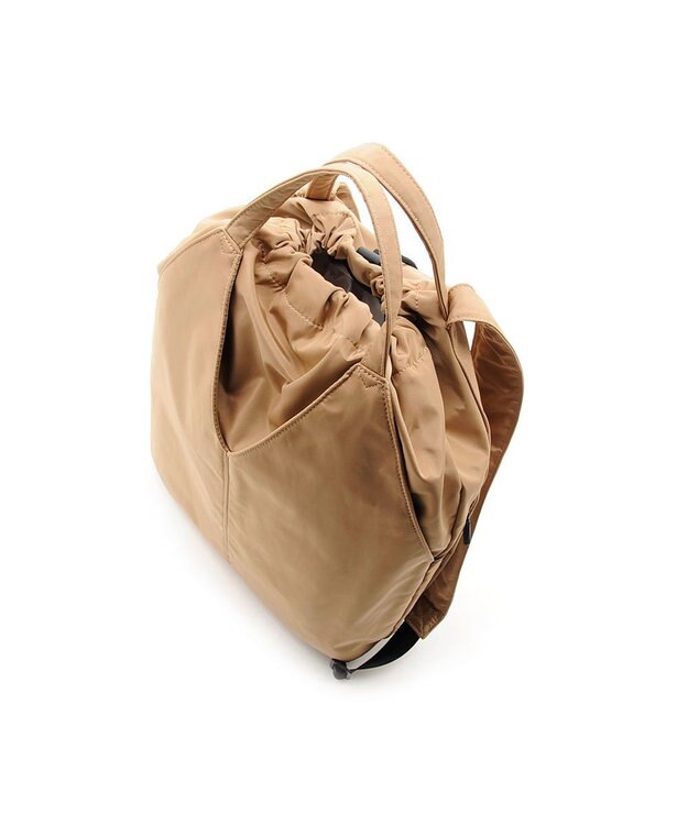 MioFIRANO SILHOUETTE Q001 バックパック リュック 2WAY はっ水 A4サイズ対応 BEIGE