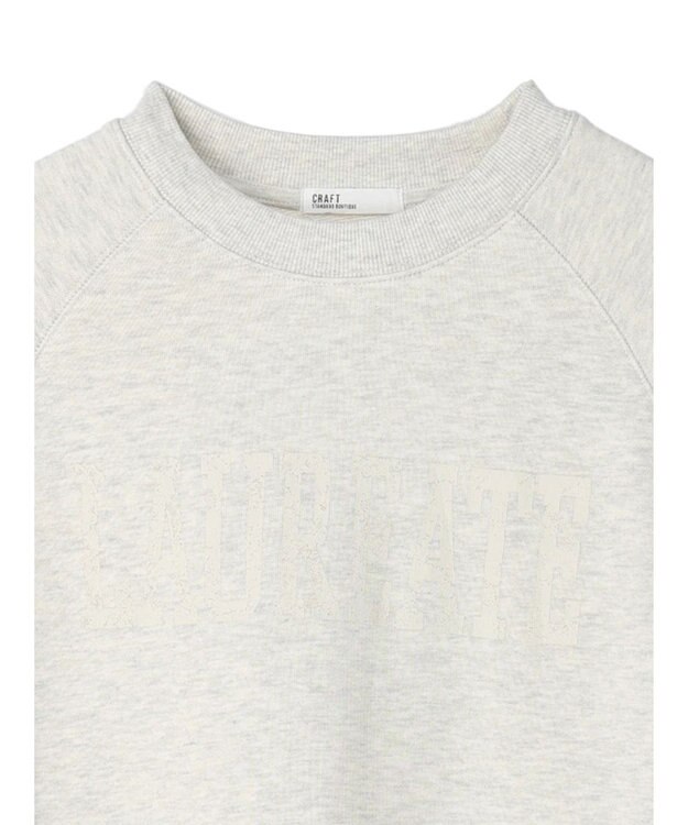 CRAFT STANDARD BOUTIQUE プリント裏毛ビッグプルオーバー Oatmeal
