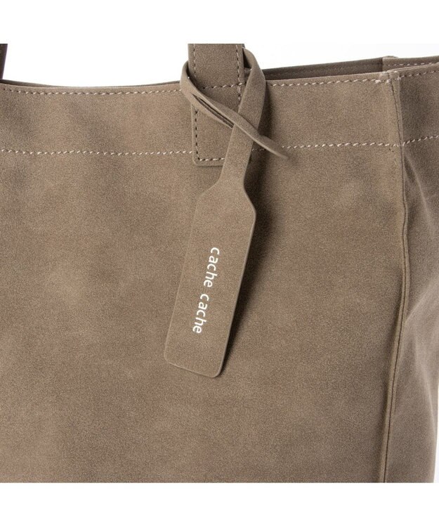 UNBILLION カシュカシュ cachecache / スエード調ショッパートートバッグ オーク