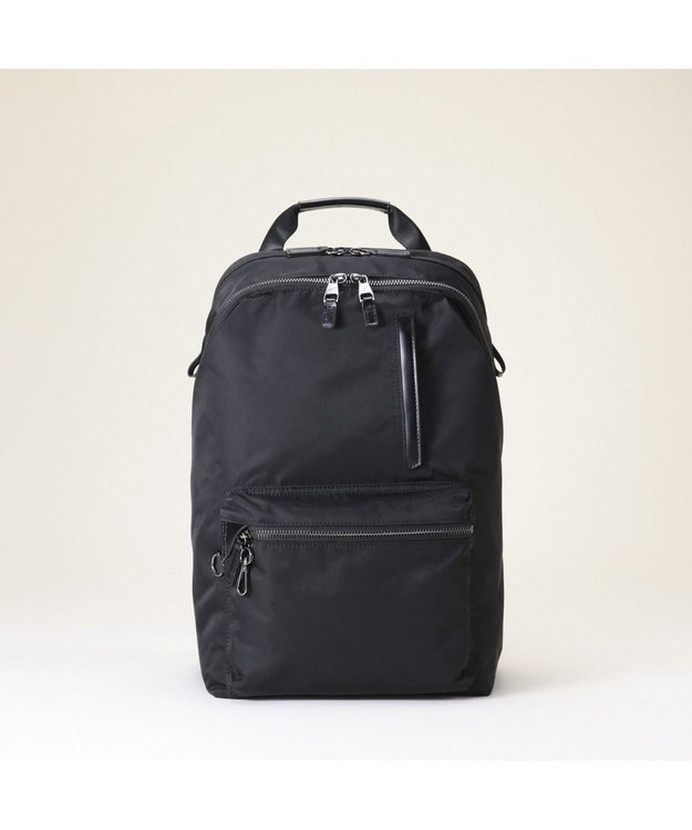 ACE BAGS & LUGGAGE 【雑誌掲載】W&.Day/Night ポッケス スリムリュック A4サイズ 13.3インチPC収納 15276 ダブルアンドデイナイト マザーズバッグ ブラック