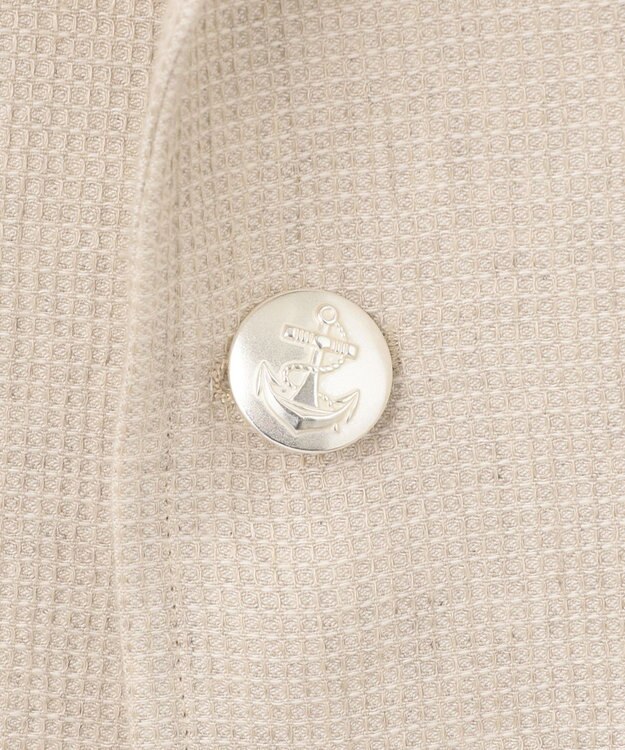 J.PRESS MEN 【SAFILIN】リネンキャンブリックワッフル ジャケット アイボリー系
