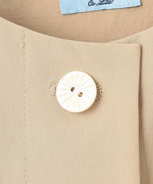 組曲 スーパーライトストレッチ ジレ ベージュ系