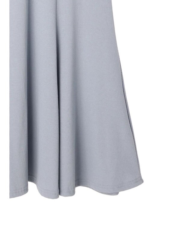 earth music&ecology リブドッキングワンピース Gray