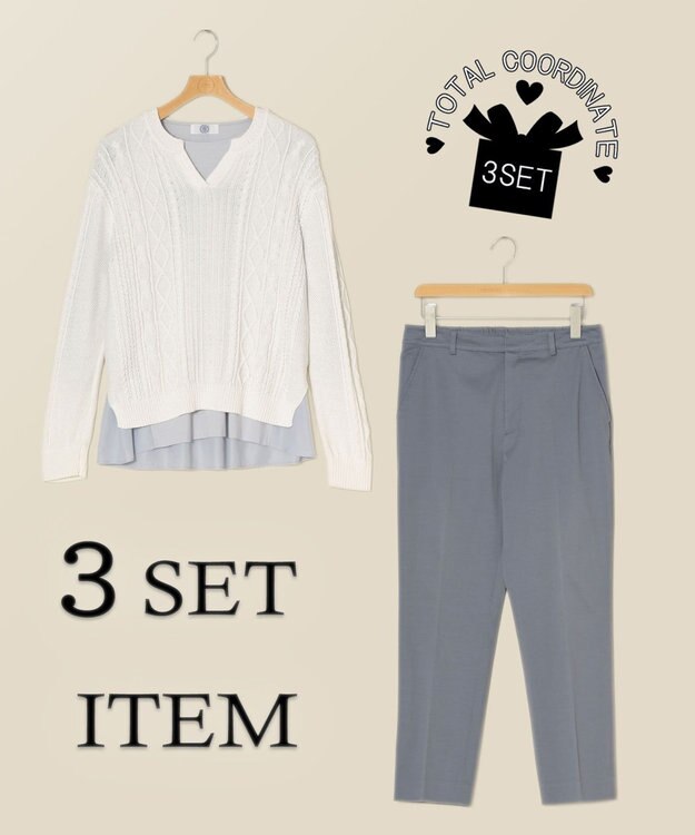 ONWARD Reuse Park 3セット商品/サイズM【J.PRESS】ニット春夏×カットソー春夏×パンツ春夏 その他