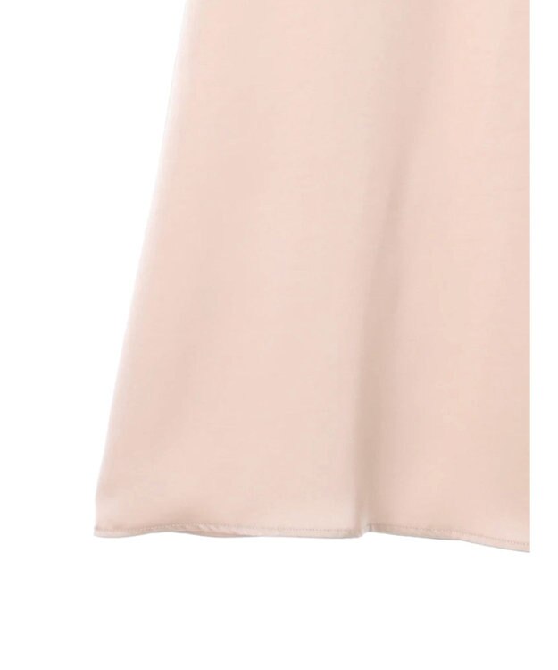 Green Parks AnriettMusee サテンナロースカート Pink Beige