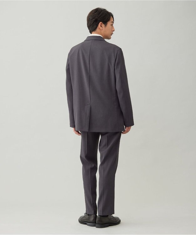 UNFILO MENS 【OCEANS 雑誌・web・YouTube 掲載】WOOL TOUCH 機能美ジャケット【東レ開発のウール見え高機能素材】 チャコール