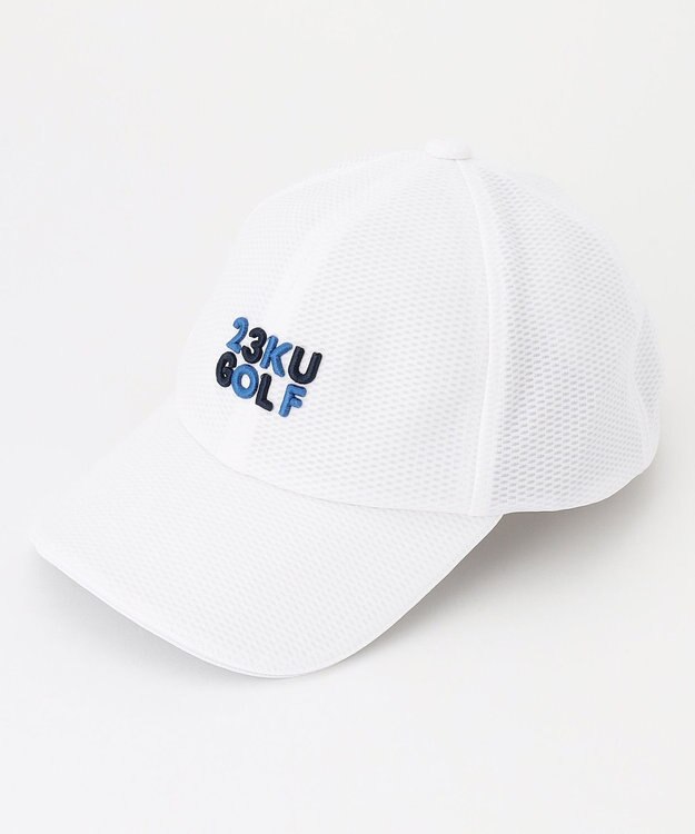23区GOLF 【UNISEX】メッシュキャップ ホワイト系
