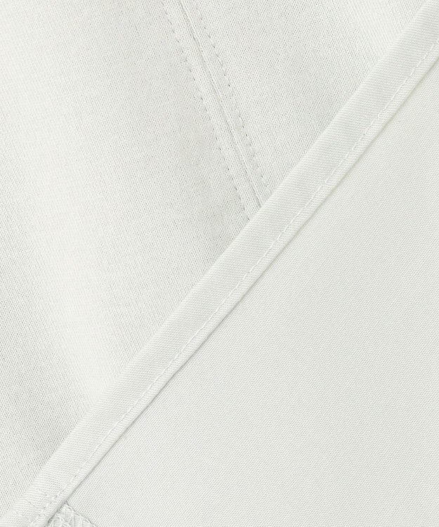 J.PRESS YORK STREET 【WOMEN】ファブリックヘムジャージ プルオーバー ライトグリーン系