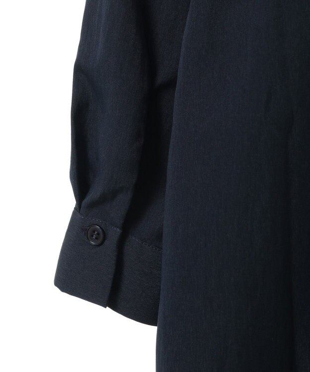 Green Parks ミディ丈ミリタリーシャツワンピース Dark Navy