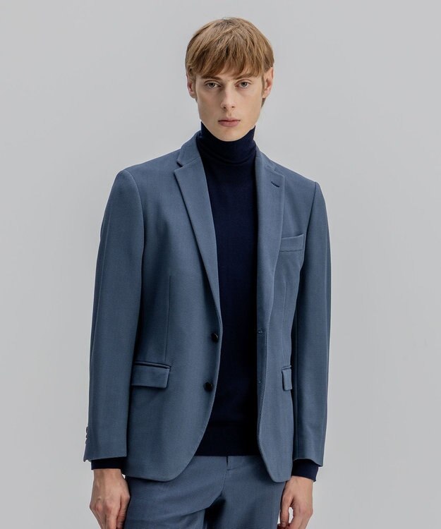 JOSEPH HOMME ソフトタックジャージー　ジャケット ダルブルー系