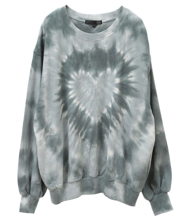 Green Parks ・ＳＵＧＡＲ　ＳＰＯＯＮ　ハートタイダイスウェット Green