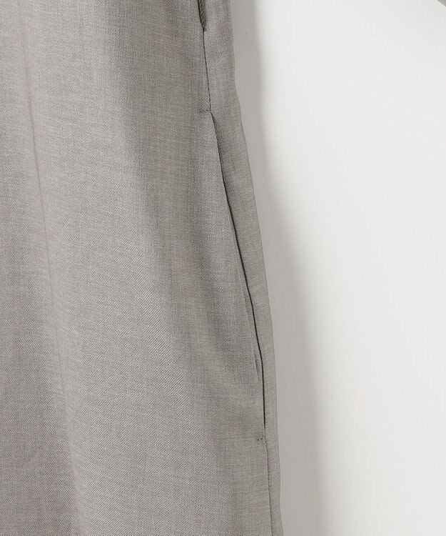 J.PRESS LADIES 【セットアップ対応・洗える・UVケア・速乾】 OXIJEWELストレッチ ワンピース ライトグレー系