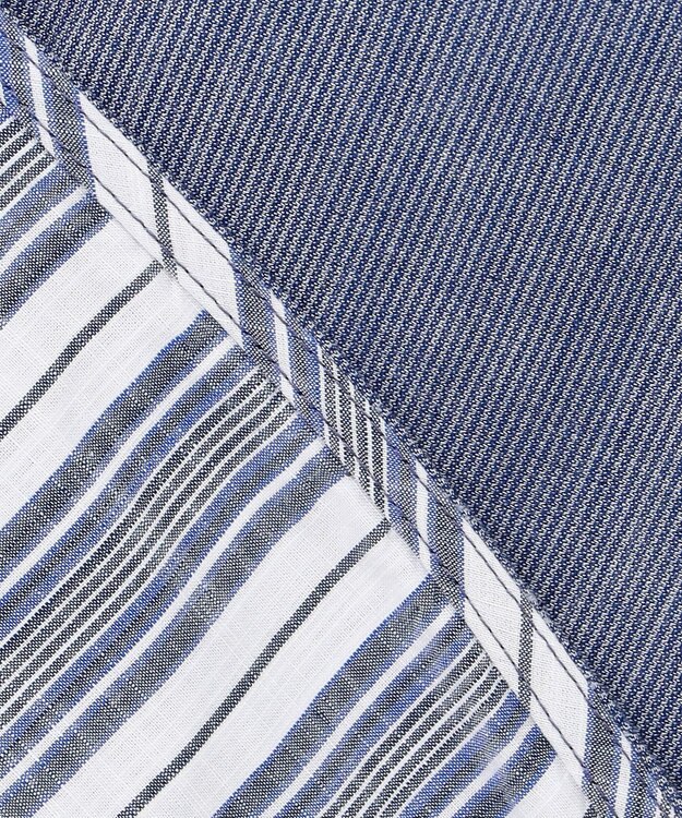 JOSEPH ABBOUD 【25SS・2WAY】リバーシブルシャツ サックスブルー系