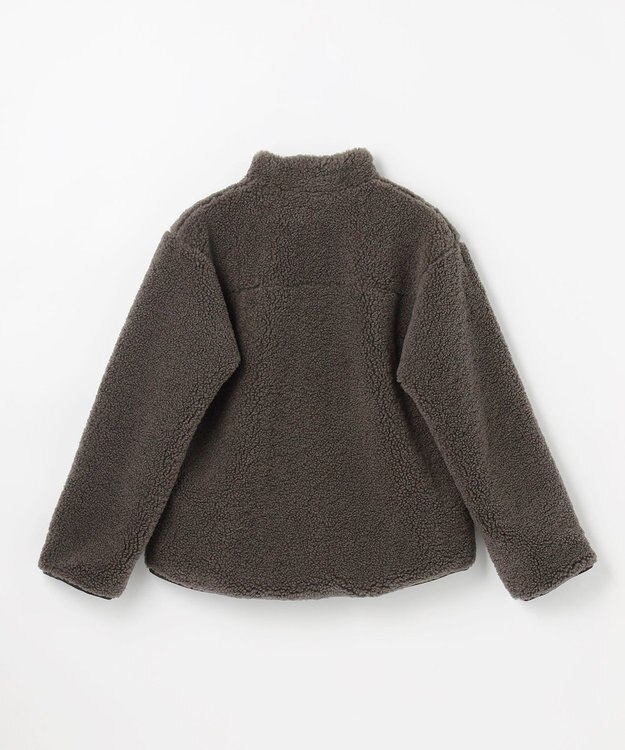 J.PRESS KIDS 【140-170cm】スタンドカラー ボア ブルゾン ブラウン系