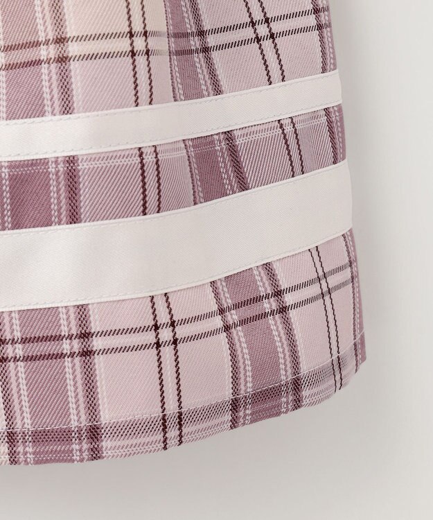 ANY KIDS 【2点セット】セーラージャケット+チェックワンピース ピンクベージュ