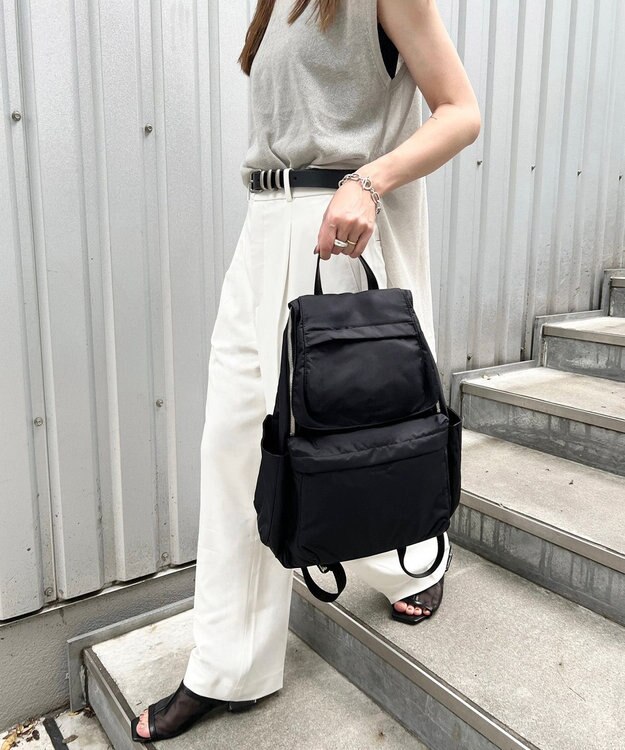 Y'SACCS カーゴポケット　リュックサック　Mサイズ ブラック