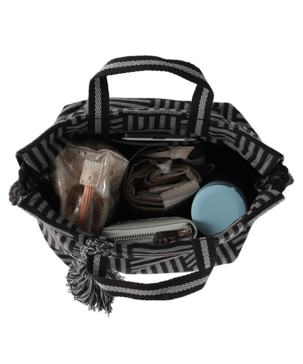 ROOTOTE 1241【巾着タイプ】LT.デリ.エスニックパターン-A 01：プレイド