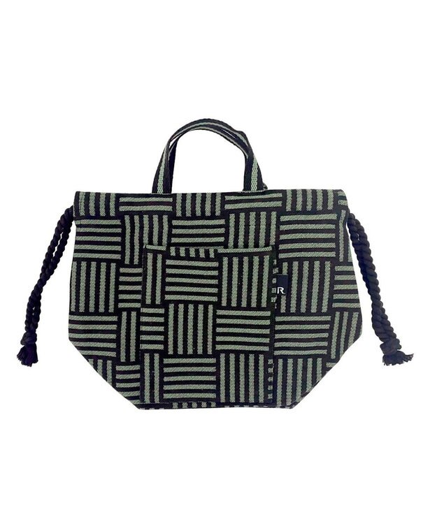 ROOTOTE 1241【巾着タイプ】LT.デリ.エスニックパターン-A 01：プレイド