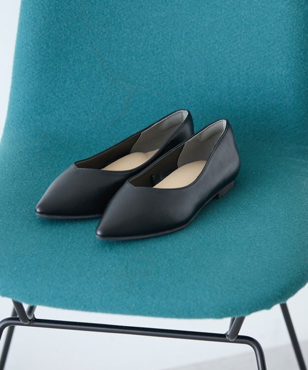 AMERICAN HOLIC 【整履き】ポインテッドトゥパンプス Black