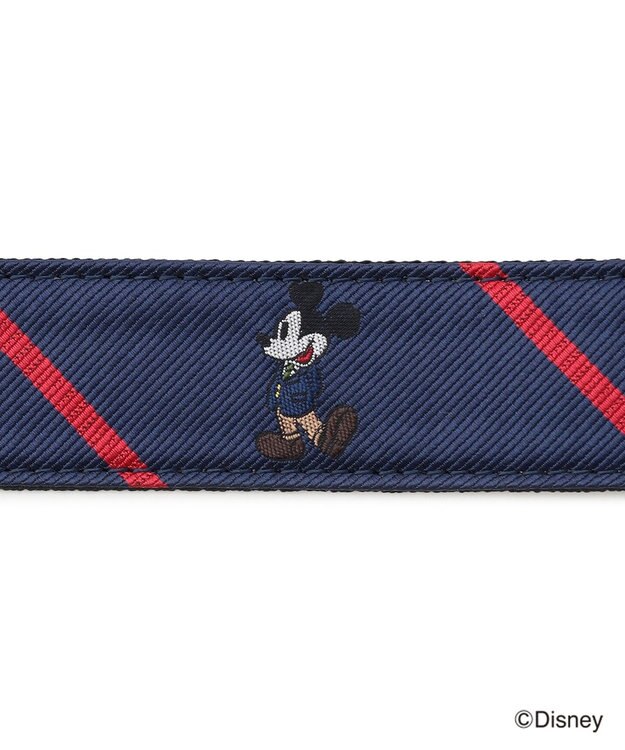 J.PRESS MEN 【DISNEY COLLECTION】アイビー ベルト / ミッキーマウス ワイン系1