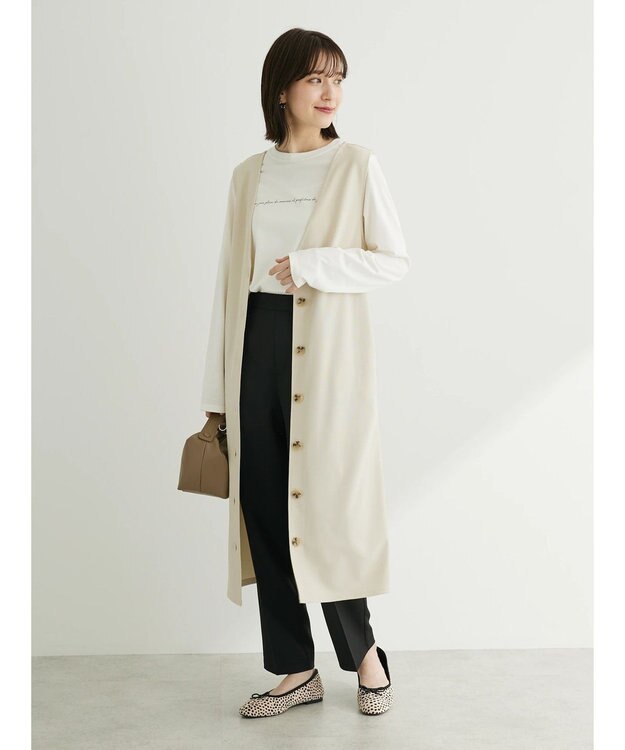 Green Parks ジレにもなる３ＷＡＹジャンパースカート Gray Beige