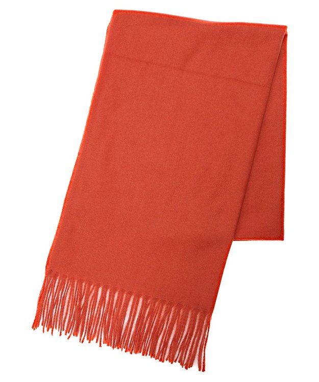 Green Parks カシミヤライクカラーストール Orange