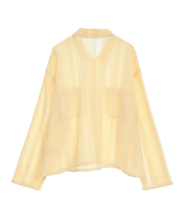 AMERICAN HOLIC Ｗポケットレースシャツ Light Yellow