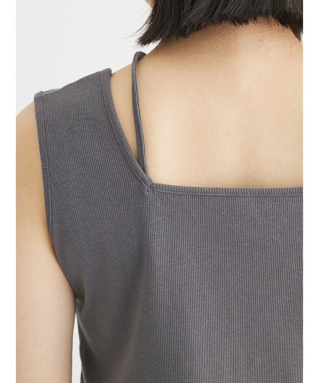 Green Parks マルチストラップテレコタンク Charcoal Gray