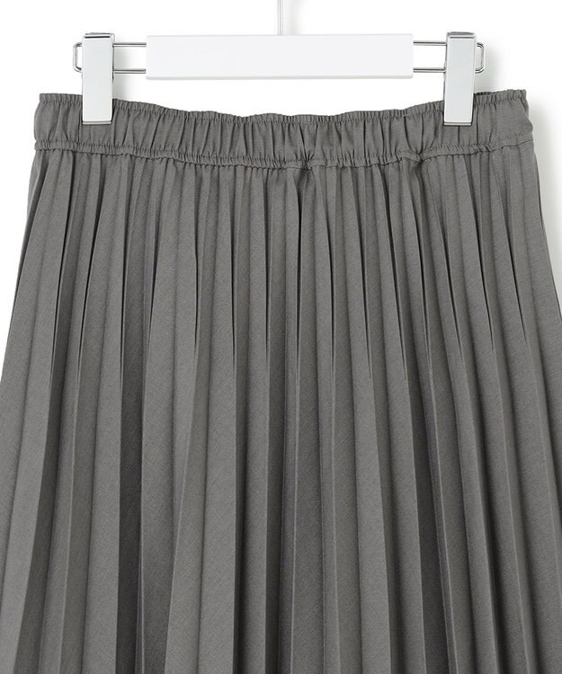 J.PRESS YORK STREET 【WOMEN】ロングプリーツスカート グレー系