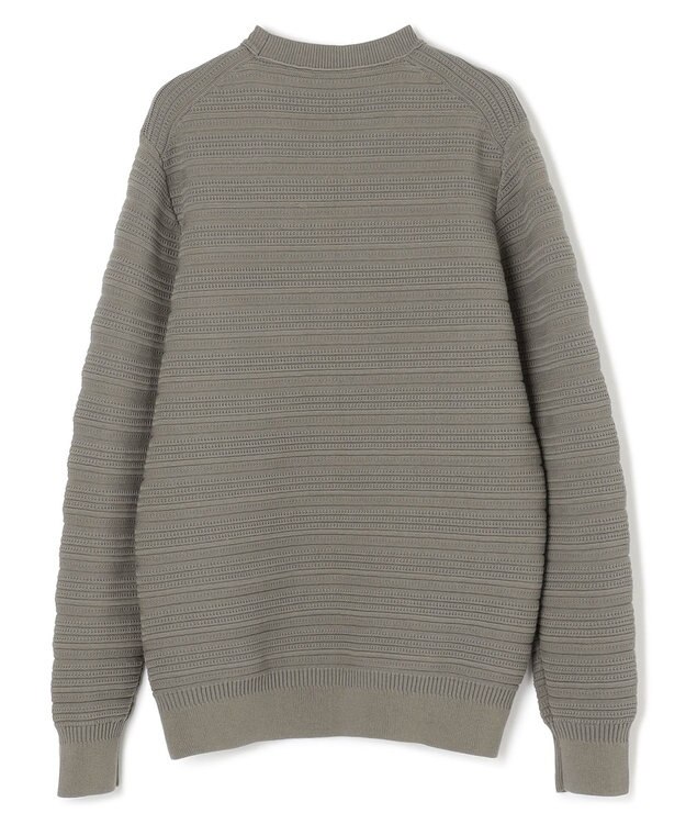 JOSEPH HOMME フレスコクレープ　クルーネックニット カーキ系