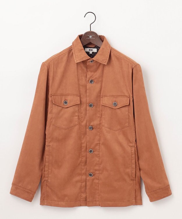 JOSEPH ABBOUD 【キングサイズ】ナチュラルダイスウェード オレンジ系