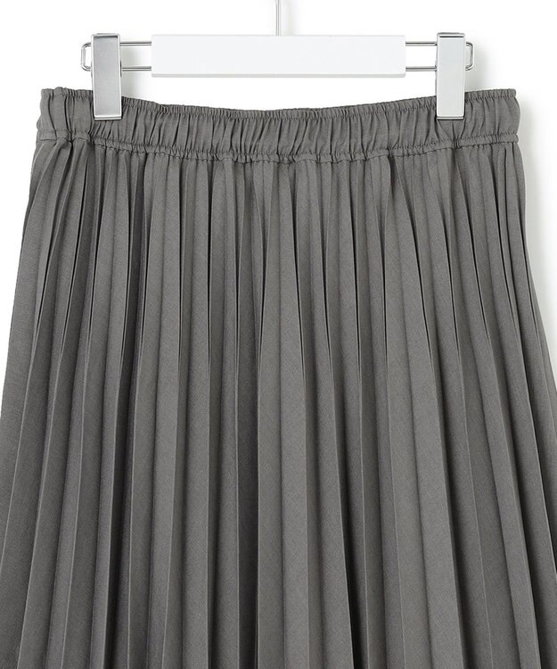 J.PRESS YORK STREET 【WOMEN】ロングプリーツスカート グレー系