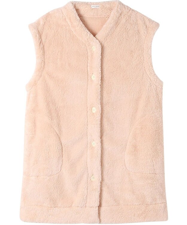 tsumori chisato SLEEP ツモリチサト ベスト 1分袖 ルームウェア あったか レディース URW158 /ワコール ピンク