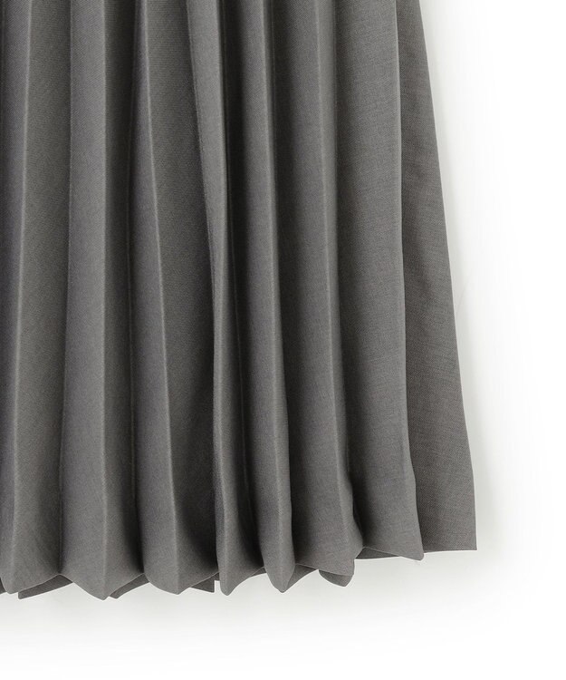 J.PRESS YORK STREET 【WOMEN】ロングプリーツスカート グレー系