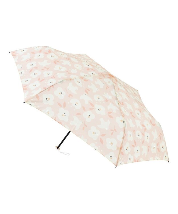 MOONBAT estaa 【耐風】折りたたみ傘 ハッピーバーズ UV オレンジ