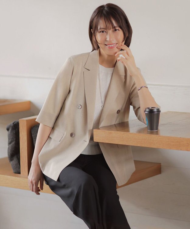 J.PRESS LADIES 【2way】small パール ネックレス シルバー系