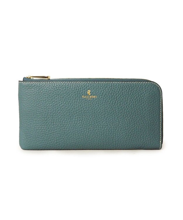 PELLE BORSA L字ファスナー長財布 Reinette Goods レネットグッズ 47184785 ブルーグレー