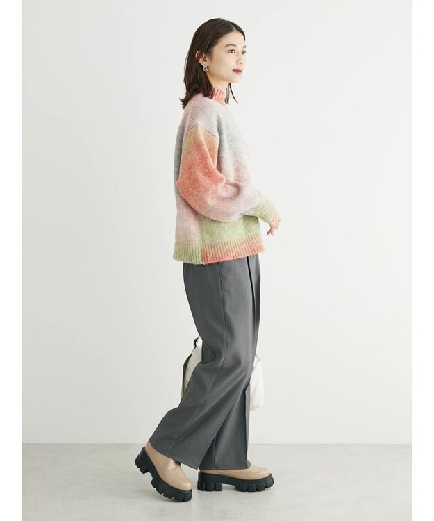 Green Parks グラデーションニットプルオーバー Multi