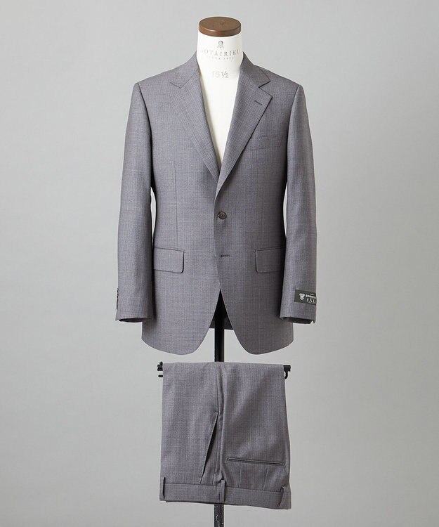 GOTAIRIKU 【DORMEUIL】EXEL BLUE スーツ グレー系1