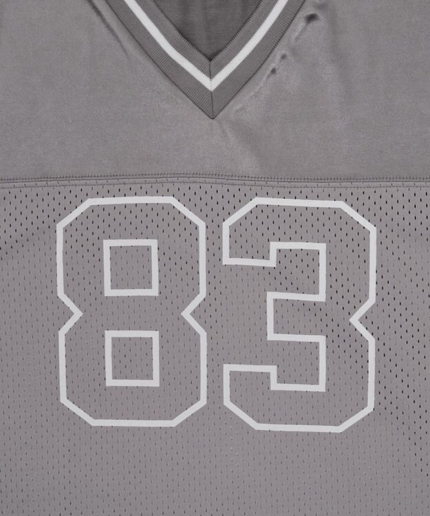 WEGO ゲームナンバリングサテンショートT ライトグレー