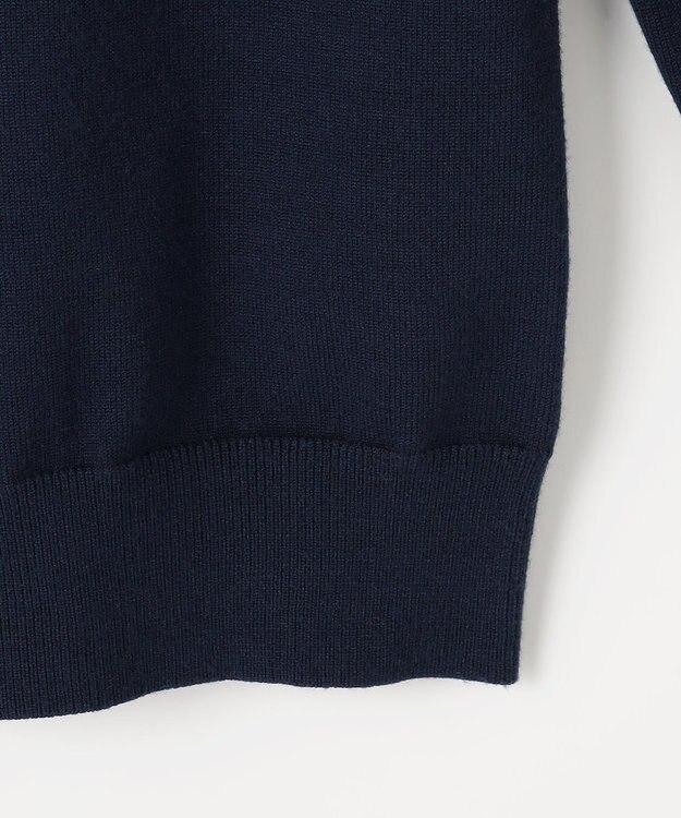 ANY SIS S レース襟 ニット ネイビー