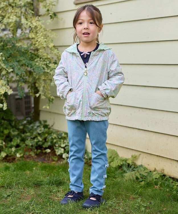 ANY KIDS シャカシャカ リバーシブルゾン ミント