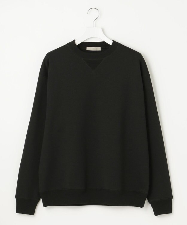 UNFILO MENS リラックスフィットスウェットＴシャツ ブラック