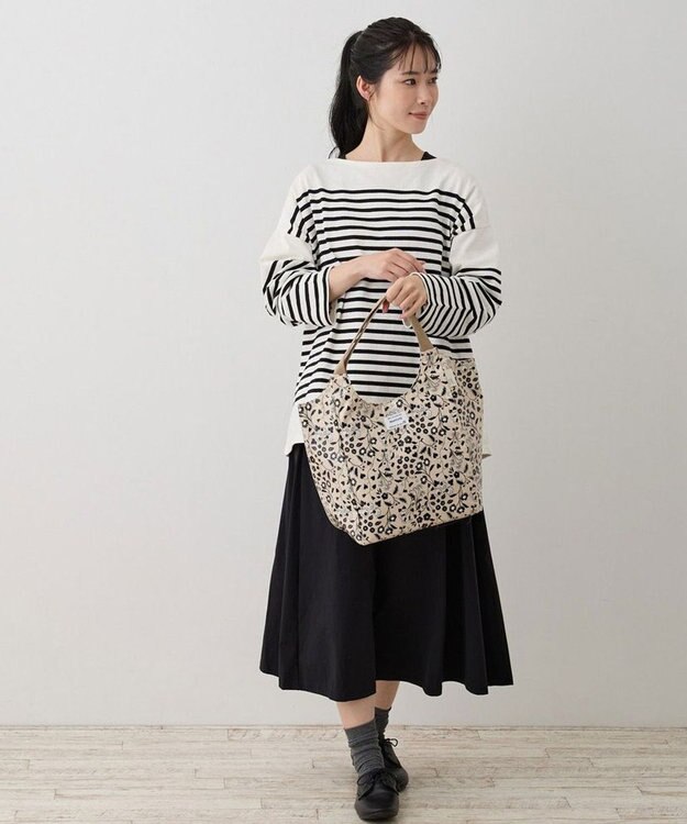 ROOTOTE 1292【肩掛け】EU.ラウンド.ラミネート-K 01：ハナゾノ