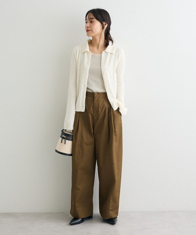 CRAFT STANDARD BOUTIQUE ワイドカーブチノパンツ Khaki