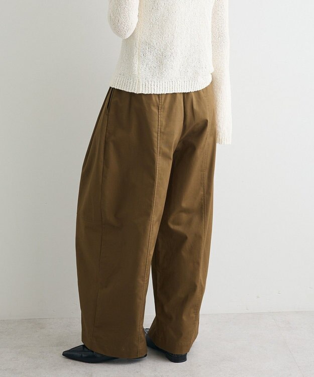 CRAFT STANDARD BOUTIQUE ワイドカーブチノパンツ Khaki